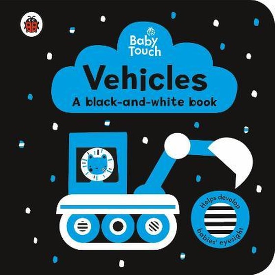 Baby Touch: Vehicles: a black-and-white book image 0