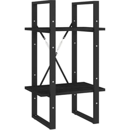 Βιβλιοθήκη VidaXL από Μέταλλο 40x30x70 cm - Μαύρo