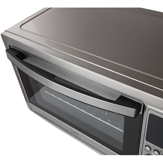 LIFE Bigoven AF 2σε1 Air Fryer Oven με Πόρτα 1800 W 30 L Ασημί Φριτέζα - Φουρνάκι Αέρος image 2
