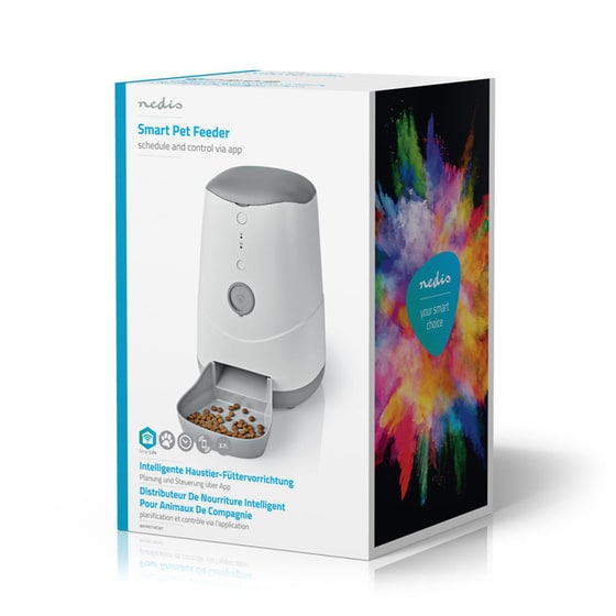Nedis Wireless Smart Pet Feeder Λευκό image 1