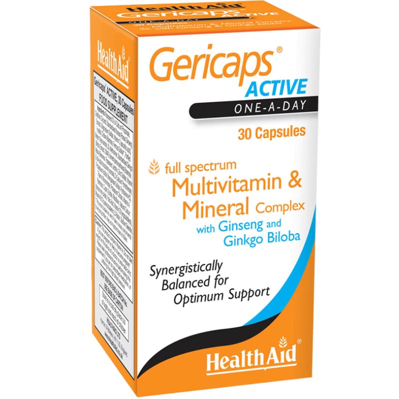 Health Aid Gericaps Active - 30 κάψουλες