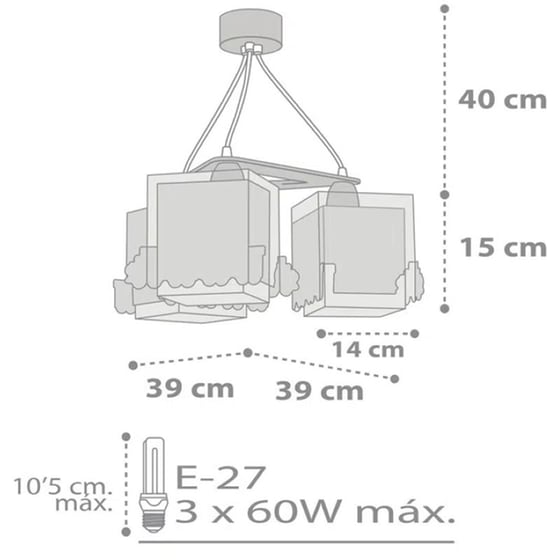 Παιδικό Φωτιστικό Οροφής Ango The Night Train 63534 image 3