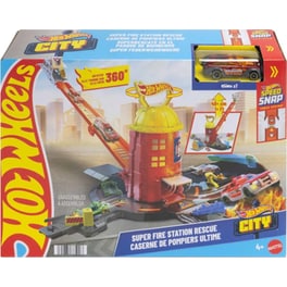 Mattel Hot Wheels City Πίστα Σούπερ Πυροσβεστικός Σταθμός