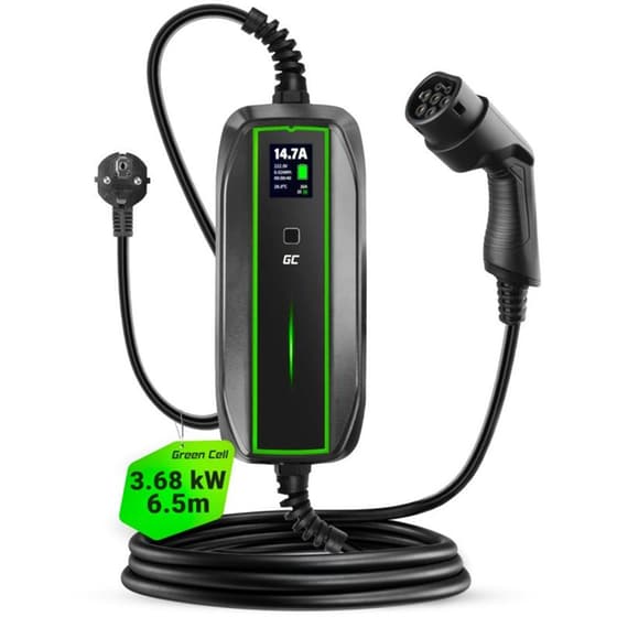 Καλώδιο Φόρτισης EV07 Greencell 5m 22 kW - Μαύρο image 2