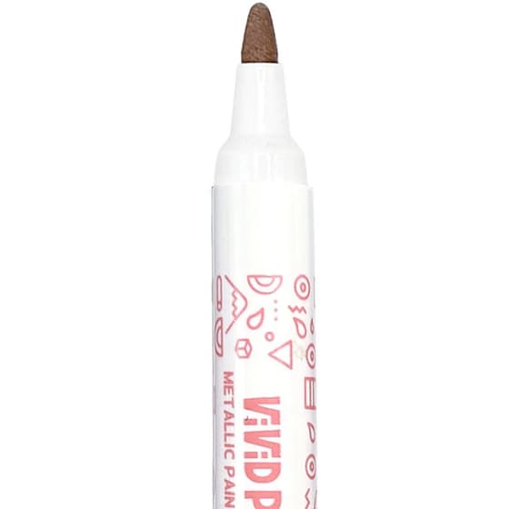 Μαρκαδόροι Ooly Vivid Pop! Water Based Ακρυλικοί Μεταλλικοί (8 Τεμάχια) image 4