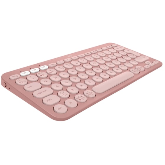 Logitech Pebble Keys 2 K380s Ασύρματο Bluetooth Πληκτρολόγιο Ροζ (US) image 1