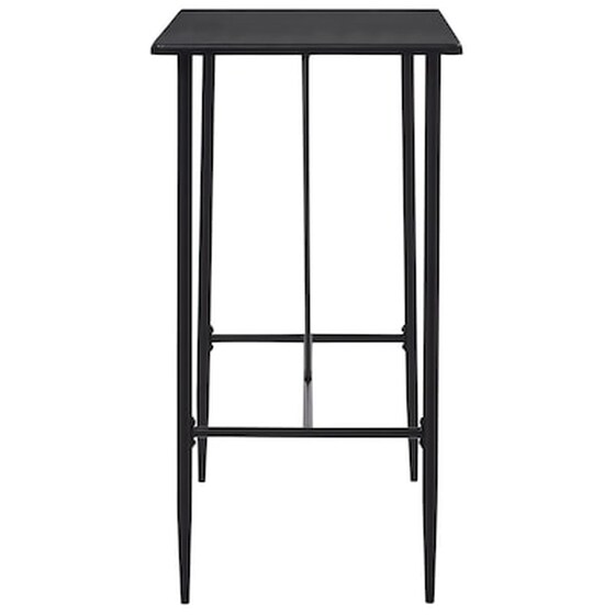 Τραπέζι Μπαρ Vidaxl από Mdf  120x60x110 cm - Μαύρο image 3