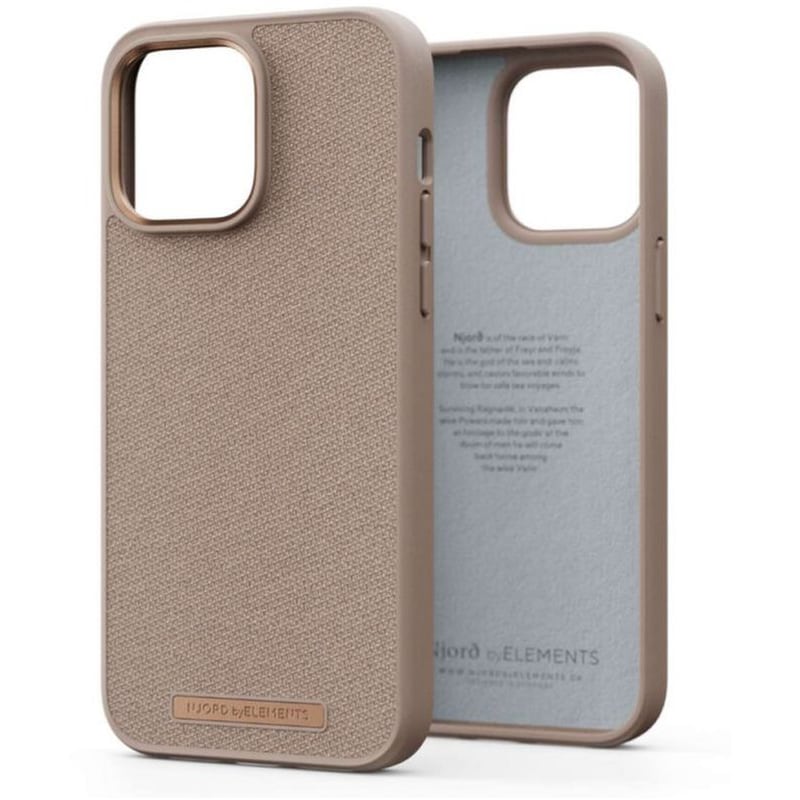 NJORD Θήκη Apple iPhone 14 Pro Max - Njord Fabric Just - Pink Sand