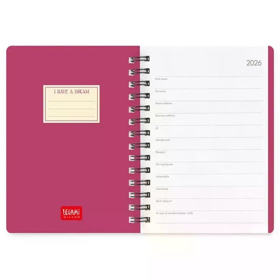 Ημερολόγιο Εβδομαδιαίο Legami 2026 12Μ Small Spiral Zodiac image 3