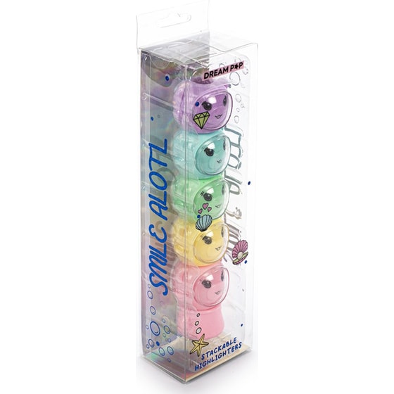 Μαρκαδόρος Υπογράμμισης Dream Pop Stackable Axolotl (5 Τεμάχια) image 1