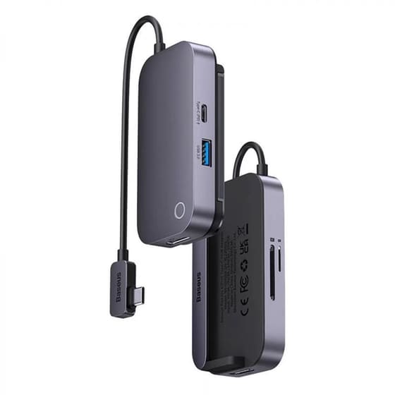 Baseus PadJoy USB Hub Adapter 6 σε 1 συμβατό με USB-C  (WKWJ00013) image 0