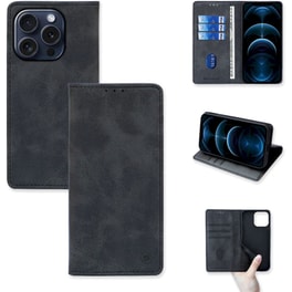 Θήκη Apple iPhone 15 Pro - Sonique Vintage Magnet Book - Μαύρο