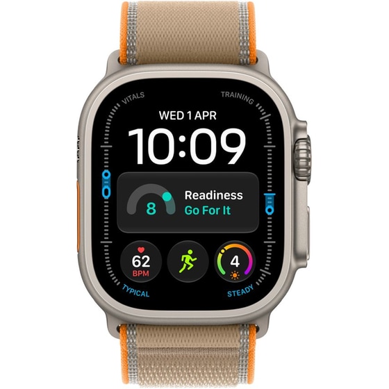Apple Watch Ultra 4 GPS + Cellular 49mm Natural Titanium Case with Sand Trail Loop - M/L image 1