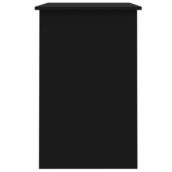 Γραφείο με Συρτάρια VidaXL από Μοριοσανίδα 100x50cm - Μαύρο image 4