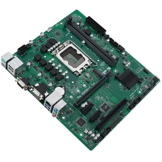 Asus Pro H610M-C D4-CSM Intel H610 Micro ATX με Socket Intel 1700 image 3