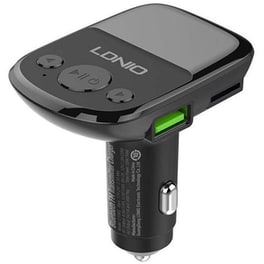 FM transmitter Ldnio C706Q με Lightning Καλώδιο - Μαύρο