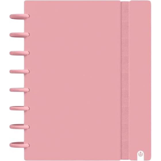 Σημειωματάριο Carchivo A5 με Αποσπώμενα Φύλλα Ριγέ Ροζ Παστέλ image 0