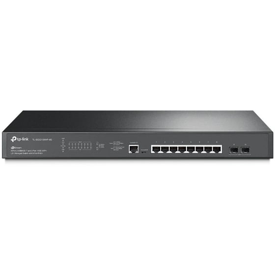 TP-Link TL-SG3210XHP-M2 Network Switch Managed L2/L2+/L3 2.5G Ethernet (100/1000/2500) 8-Port PoE Support 1U image 0