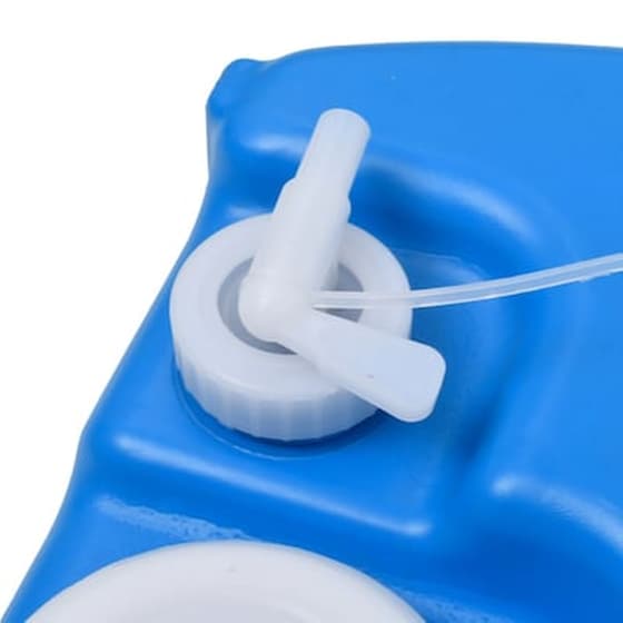 Vidaxl Δεξαμενή Νερού Κάμπινγκ Με Ρόδες Μπλε 40 Λίτρα image 5