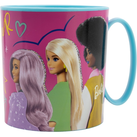 Κούπα Gim Barbie Πλαστική 350 ml - Μπλε Ανοιχτό/Ροζ image 1