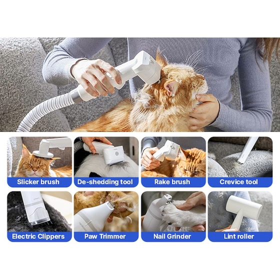 Neakasa Pet Grooming Vacuum Kit S1 PRO 8 σε 1 με 3L Δοχείο Συλλογής Τρίχας για Σκύλους και Γάτες image 3