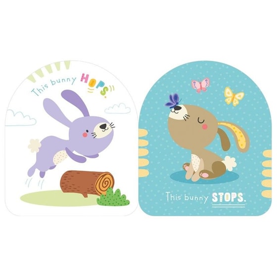 Sensory snuggables - Bunny puppet soft book image 1