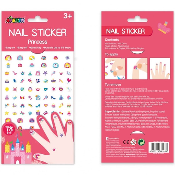 Avenir Nail Sticker 78 Τεμάχια - Princess image 2