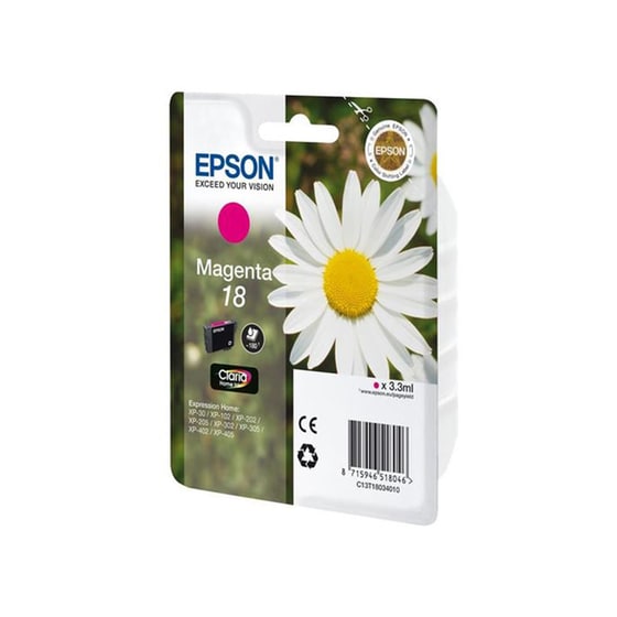 Epson 18 Ματζέντα Μελάνι Εκτυπωτή C13T18034010 image 1