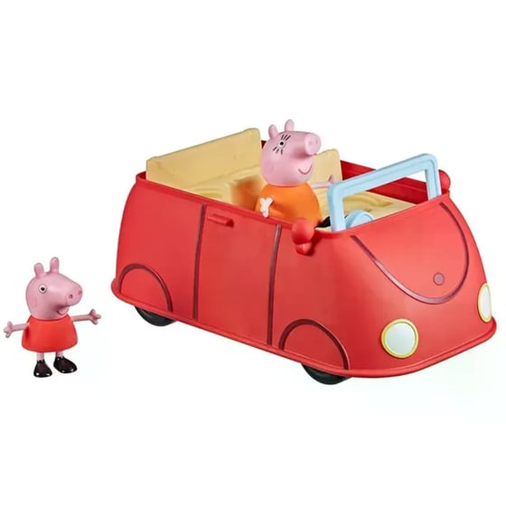 Hasbro Σετ Παιχνιδιού Peppa Pig Peppa's Family Red Car (F2184) image 3