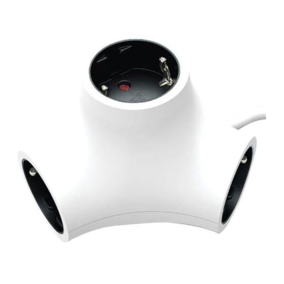 Crystal Audio - Πολύπριζο 4 Θέσεων PSSP4 4S - Λευκό image 0