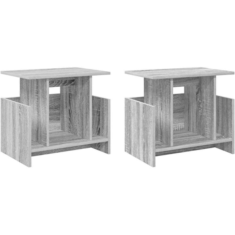 Έπιπλο Τηλεόρασης VidaXL 2 τμχ 50 x 35 x 45 cm - Γκρι Sonoma