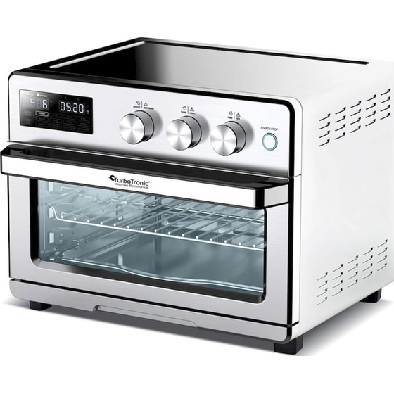 TURBOTRONIC TT-AF32DRD airchef Pro  32 Lt Ασημί Ηλεκτρικό Φουρνάκι image 2