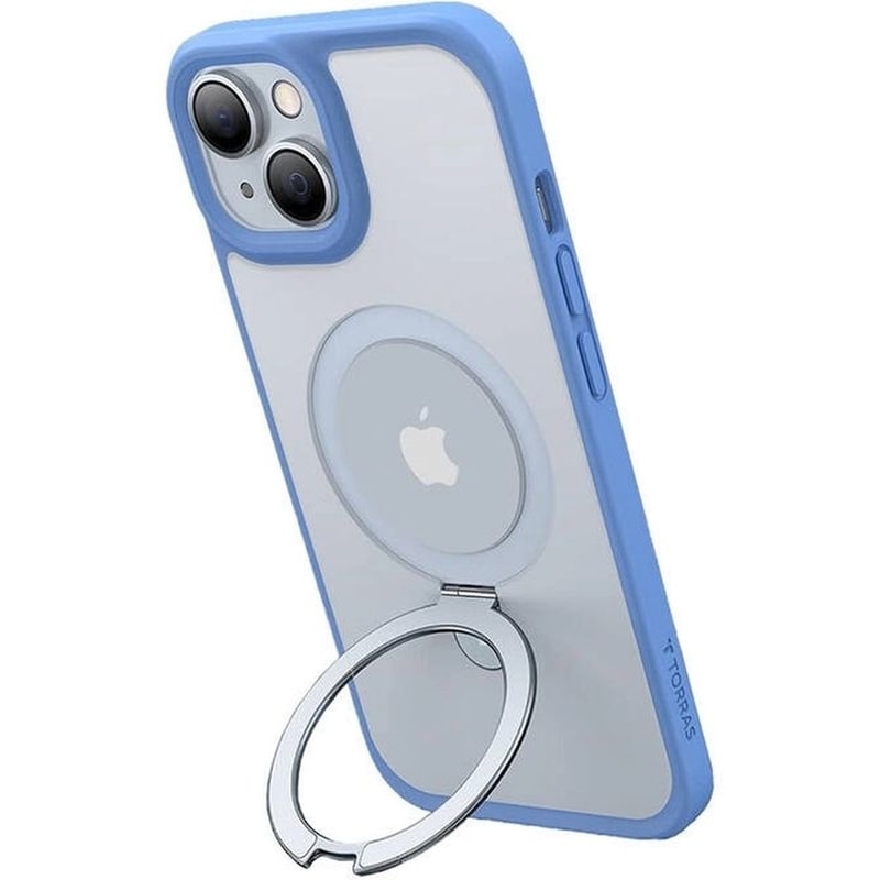TORRAS Θήκη Apple iPhone 15 - TORRAS Ostand Matte Case - Navy Blue
