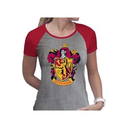 T-Shirt - Abysse Corp - Harry Potter- Gryffindor - Γκρι/Κόκκινο - Γυναίκα L