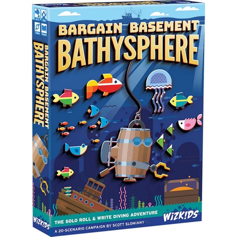 WIZKIDS Επιτραπέζιο Παιχνίδι Wizkids Roll And Write Dice Game Bargain Basement Bathysphere