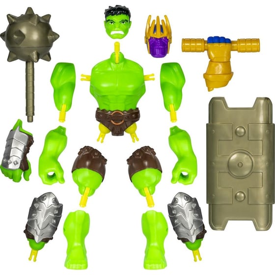 Hasbro Φιγούρα Marvel Avengers Hulk/ Thanos MixMashers Deluxe 1 Τμχ - Τυχαία Επιλογή Σχεδίου (F9266) image 7