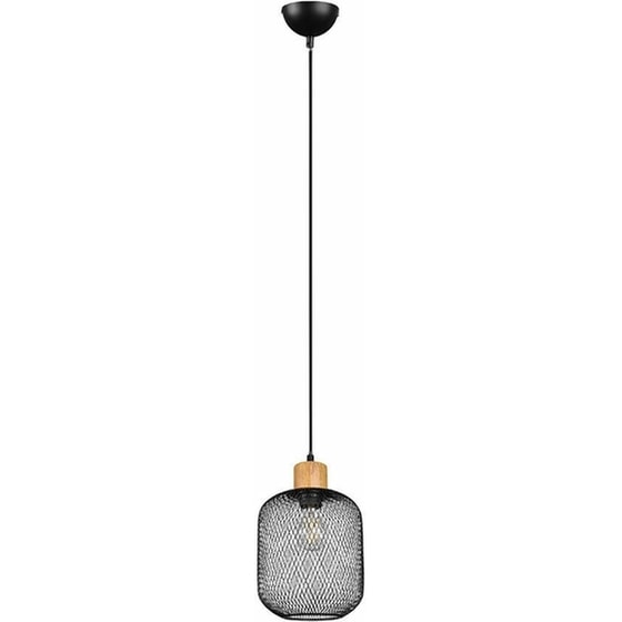 Trio Lighting Calimero Κρεμαστό Φωτιστικό Μαύρο με Ντουί E27 18εκ. image 1