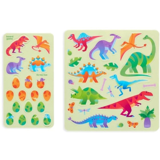 Παιχνιδοβιβλίο με αυτοκόλλητα 12 Εποχές Ooly Play Again Daring Dinos image 4