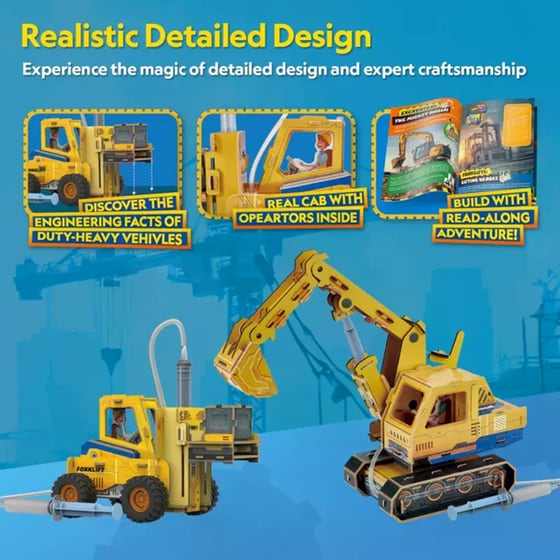 Εκσκαφέας & Ανυψωτικό National Geographic STEM image 4