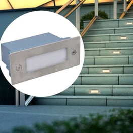 Vidaxl Φωτιστικά Led Χωνευτά Για Σκάλες 6 Τεμ. 44 X 111 X 56 Χιλ.
