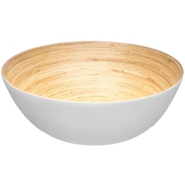 Σαλατιέρα Spitishop  Από Bamboo  25 cm - Λευκή