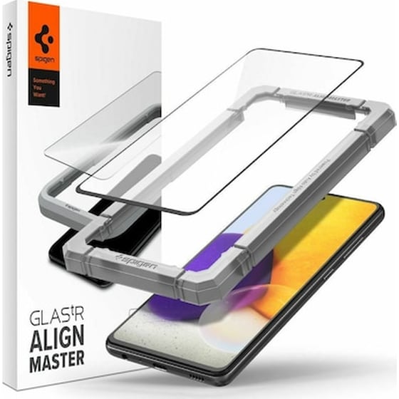 Προστατευτικό οθόνης Samsung Galaxy A52 - Spigen Glas.tr Alignmaster Fullface Tempered Glass image 0