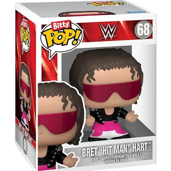 Funko Bitty Pop! - WWE- Bret Hart,Shawn Michaels,Gene Okerlund & Chase 4 τμχ (2,5cm) image 3