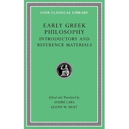 Early Greek Philosophy, Volume I