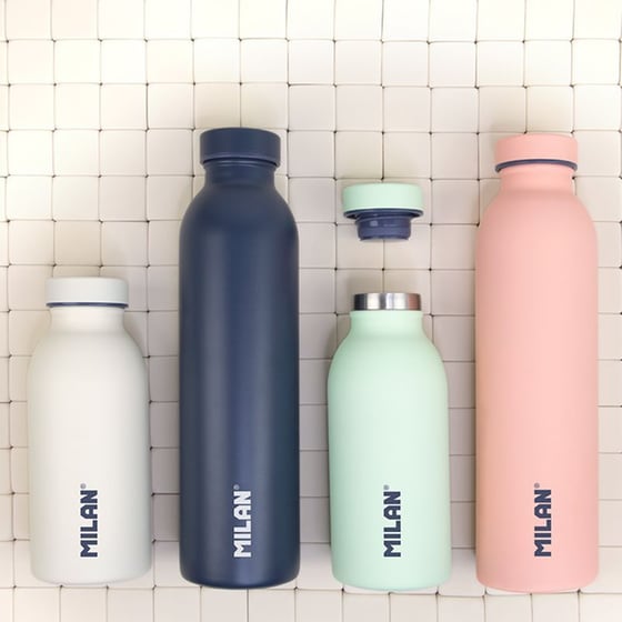 Μπουκάλι Θερμός Ανοξείδωτο Milan 1918 Πράσινο 354ml image 5