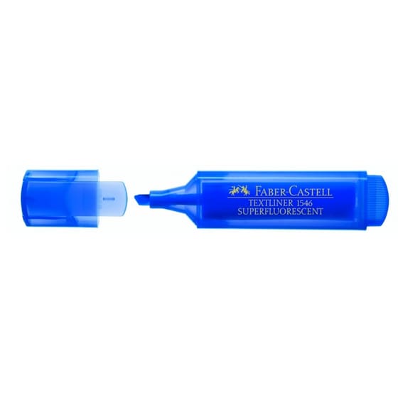Μαρκαδόρος Υπογράμμισης Faber Castell Fluo Μπλε 2.0 mm image 0