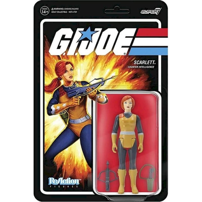 SUPER7 Φιγούρα Δράσης SUPER7 Gi Joe Scarlett 10cm