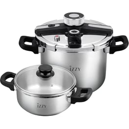 Σετ Χύτρα Ταχύτητας ΙΖΖΥ GOURMET 9 L + 5 L Inox