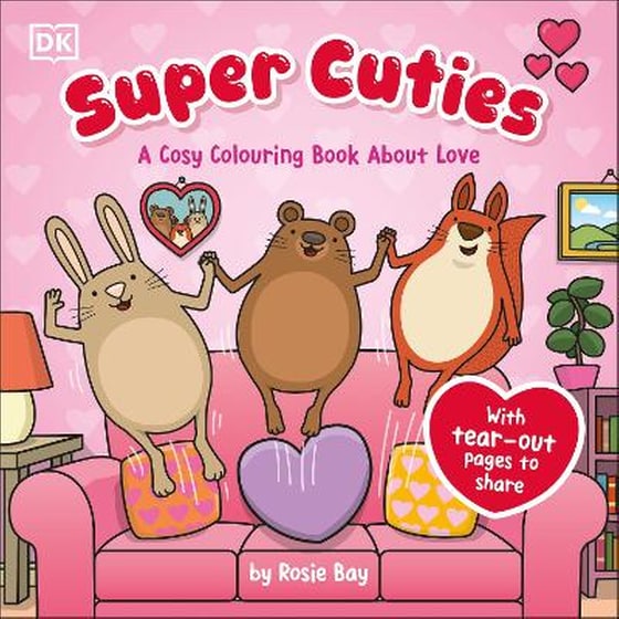 Super Cuties A Cosy Colouring Book about Love image 0