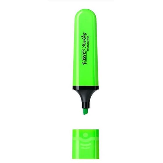 Μαρκαδόρος Υπογράμμισης Bic Flat Neon Πράσινο 1.2 mm image 2